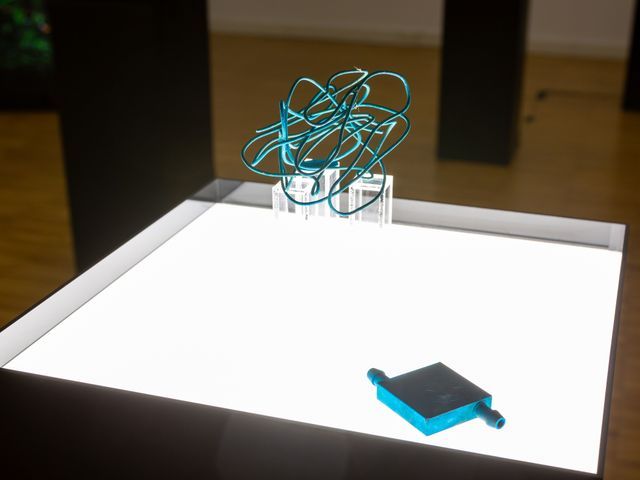 Exhibition detail, Ghoethe-institut Bucharest, November 2024. Photo Marginal